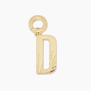 Gorjana New‎ Parker Initial D Charm 18k Gold Plated Brass